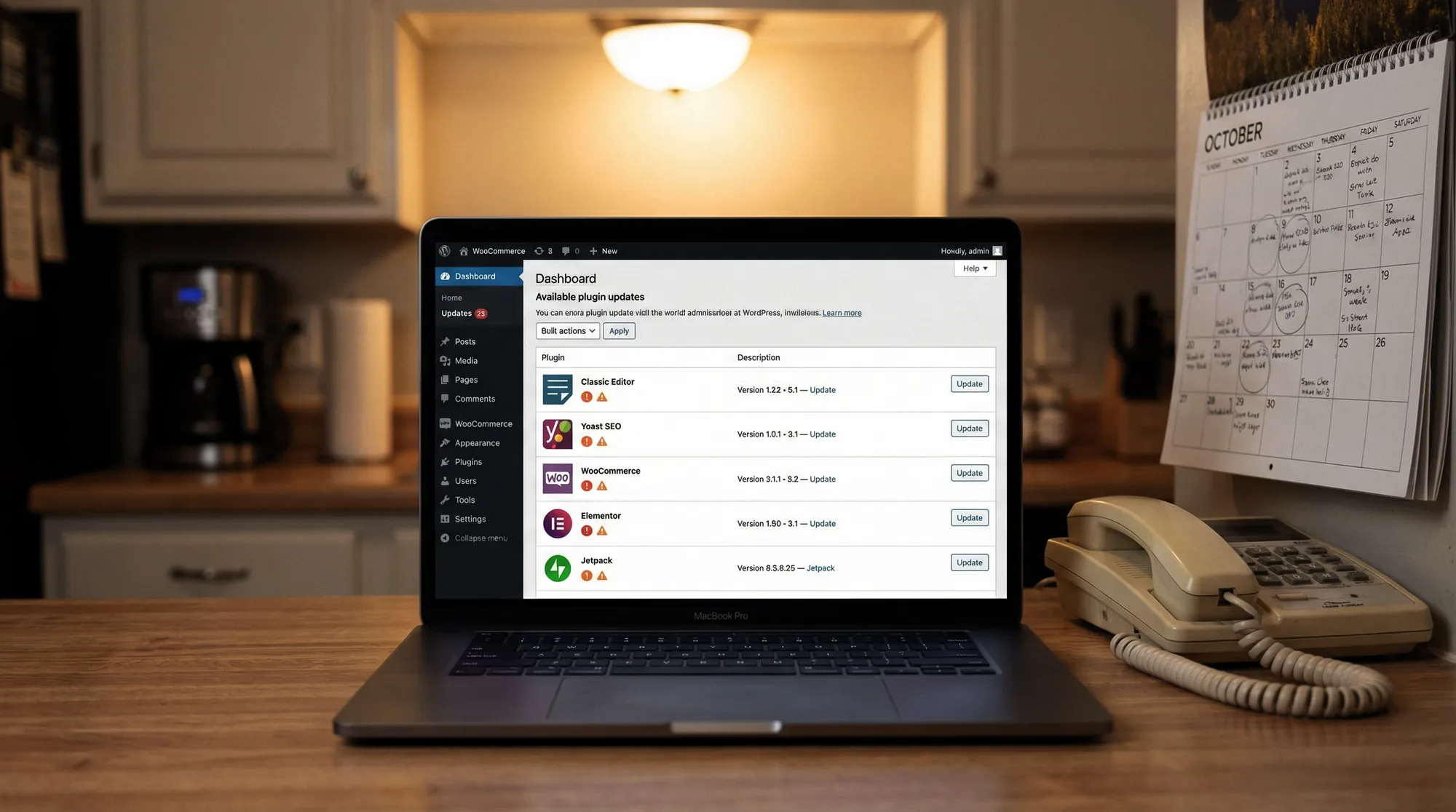 The ongoing maintenance burden of WordPress for small business owners